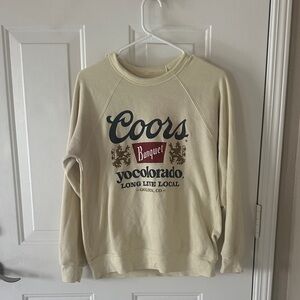 Cream Coors Banquet Sweatshirt